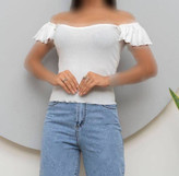 کراپ یقه باز دخترانه و زنانه کیفیت عالی