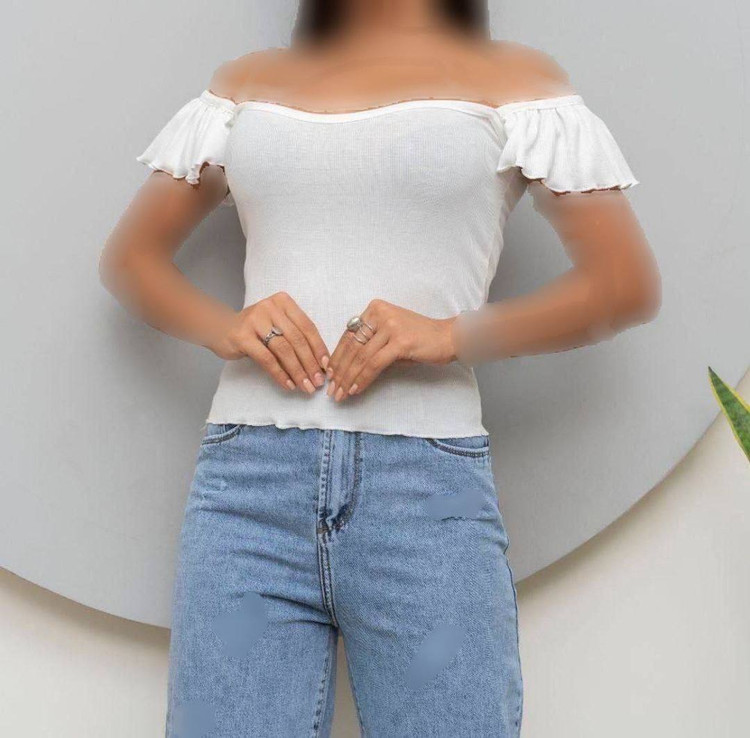 کراپ یقه باز دخترانه و زنانه کیفیت عالی