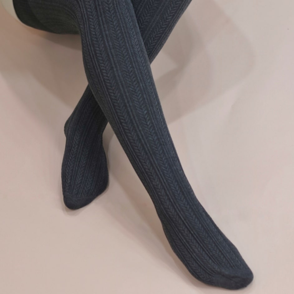 جوراب شلواری زنانه مشکی ضخامت بالا