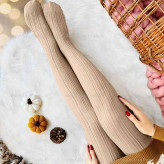 خرید جوراب شلواری زنانه گندمی ضخیم