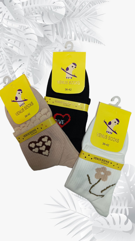 ارزانترین جوراب نخ پنبه زنانه