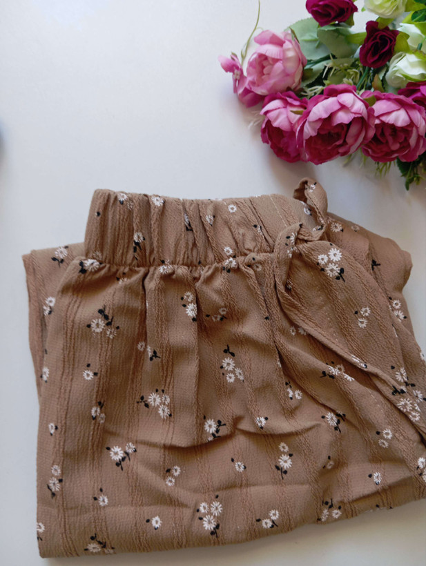 خرید دامن شلواری نخی اصل