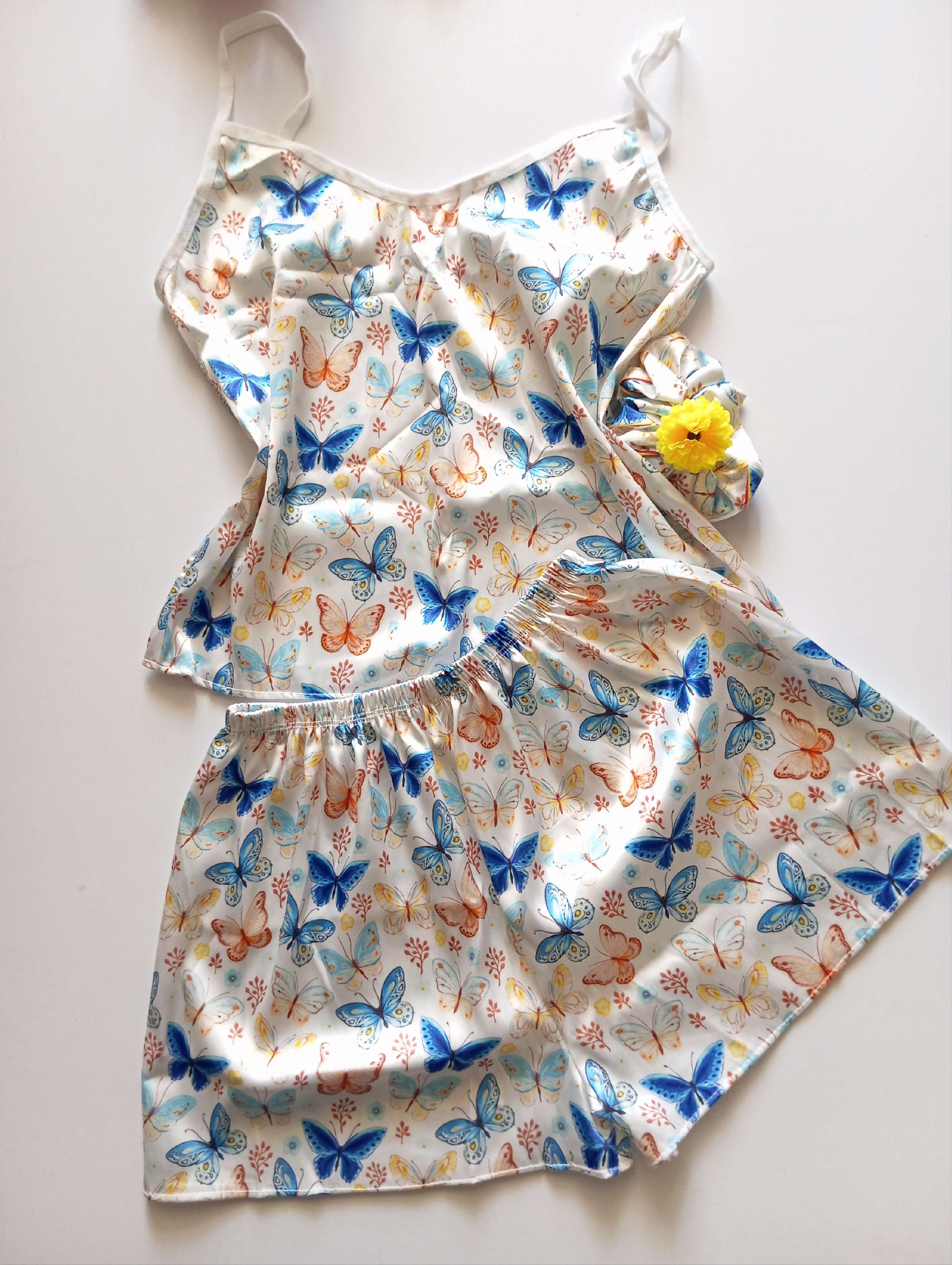 خرید تاپ شورتک خترانه مدل پروانه‌ای