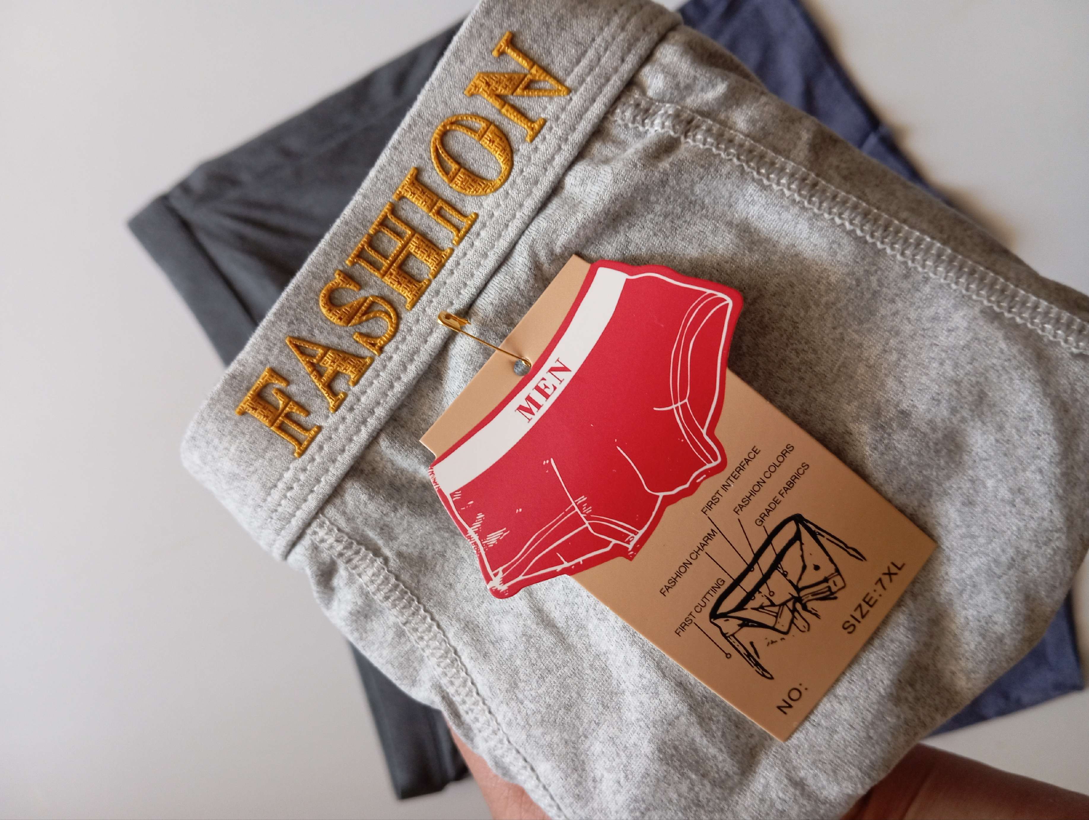 شورت مردانه وارداتی طوسی