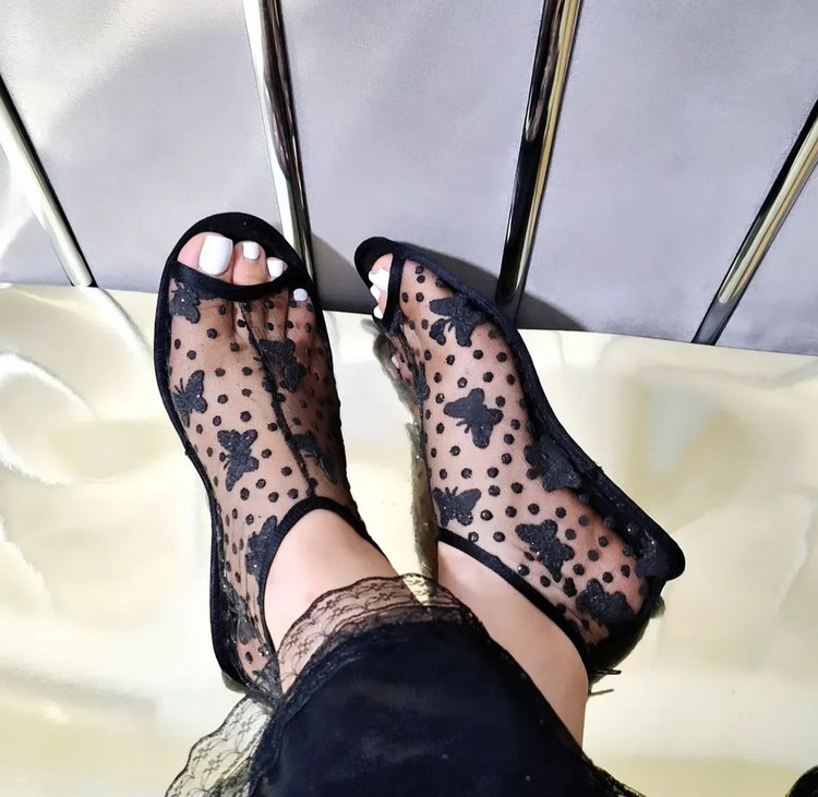 خرید پاپوش کف چرم زنانه مجلسی