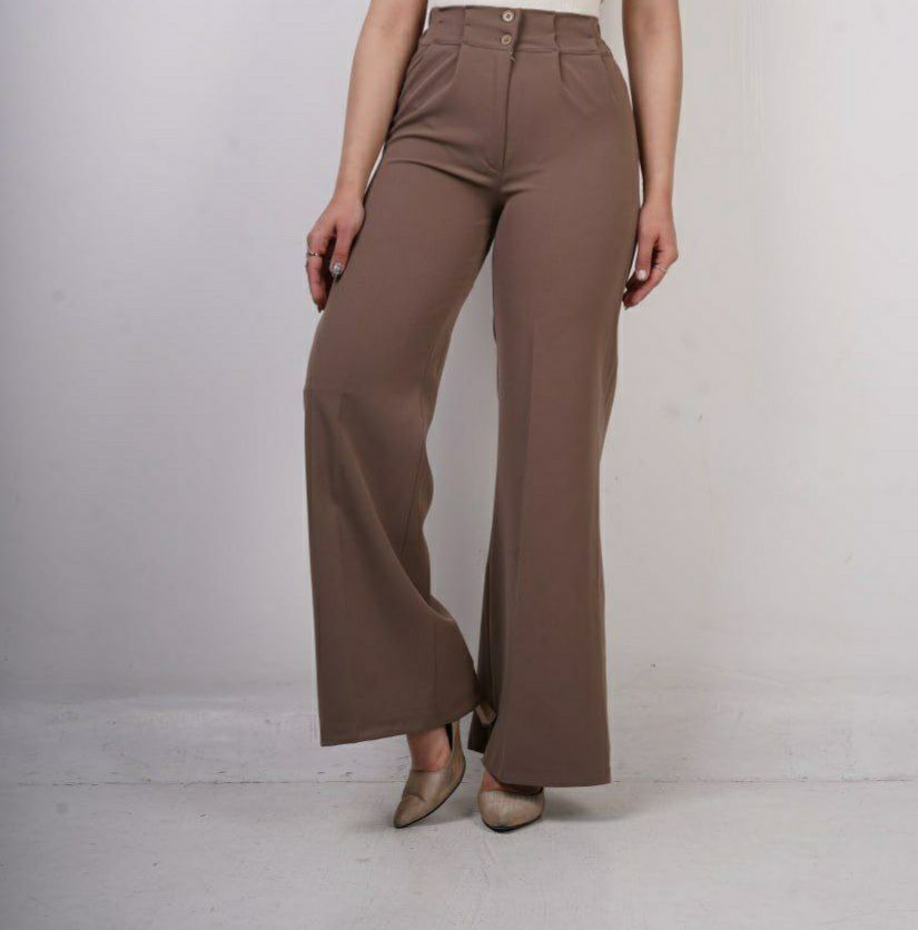 خرید بهترین شلوار افل زنانه مازراتی نسکافه‌ای