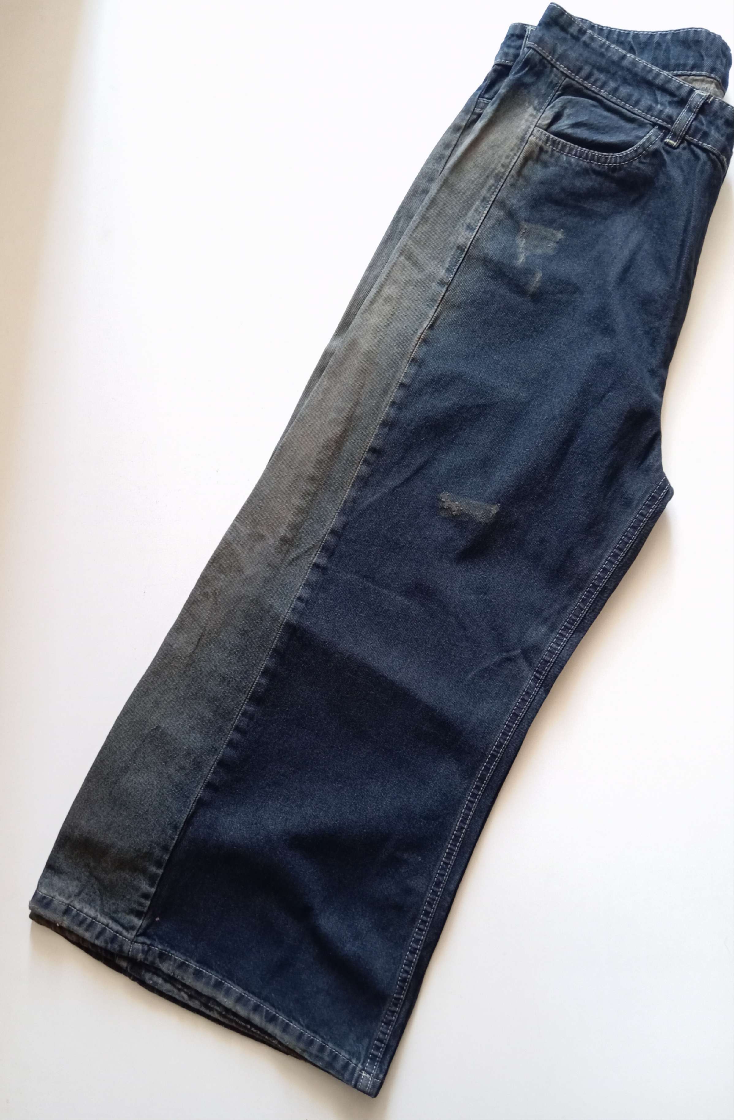 شلوار واید شافل جنس جین درجه یک