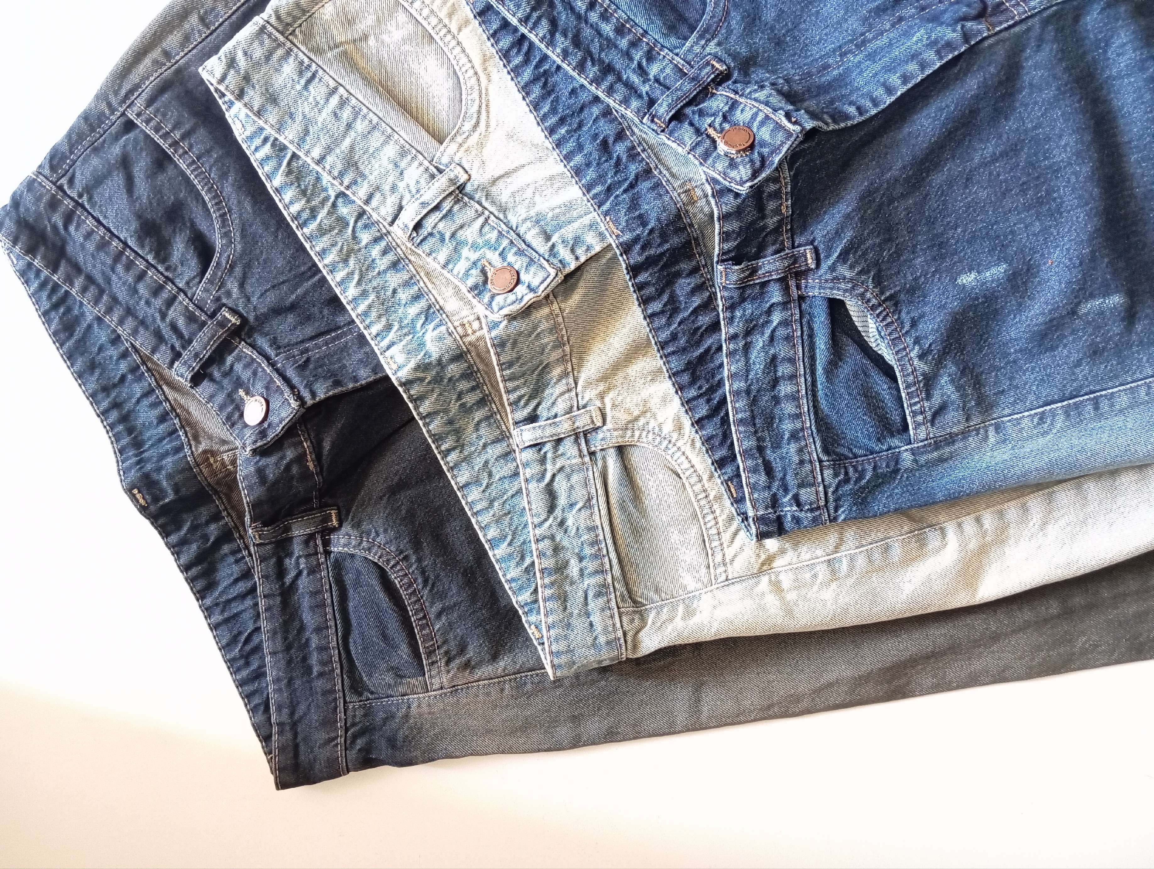 شلوار جین واید شافل زنانه ارزان گرم بالا