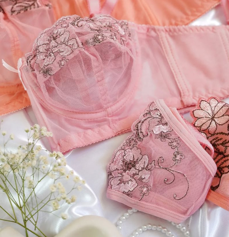 خرید ست تورگاز صورتی کیفیت عالی ترند ۲۰۲۶