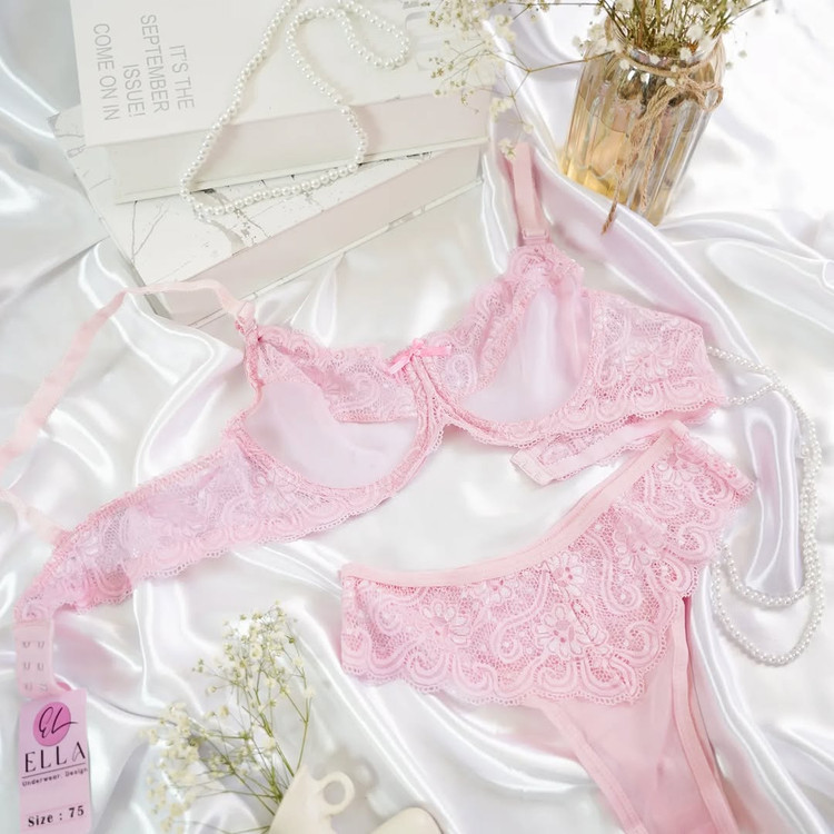 خرید ست توری زنانه صورتی بهترین کیفیت